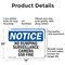 Signmission No Dumping Surveillance Camera $50 Fine OSHA Notice Sign, Aluminum, 14in W x 10in L, 2PK OS-2PACK-NS-A-1014-L-14498 - alternate 8